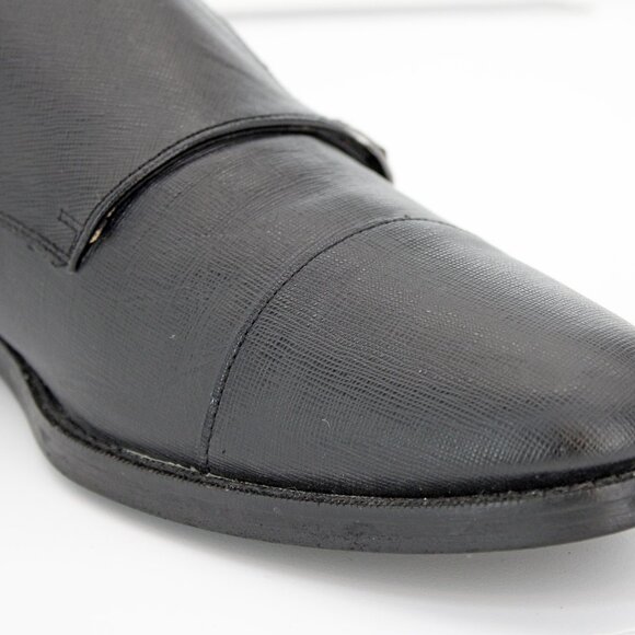 Cole Haan Grand.Os Men's Monk Strap ‘Harrison’ Black Cap Toe Oxford: Size 11 M - Picture 4 of 9